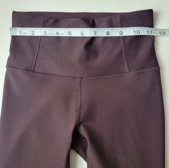 LULULEMON Zoned In Tight Leggings Full Length 2019 Mid Rise Mesh Senseknit 4 - Picture 9 of 12